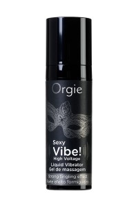 Orgie Sexy Vibe High Voltage Гель для массажа с усиленным эффектом вибрации, 15 мл