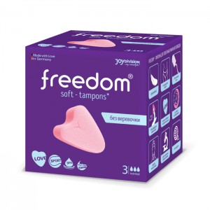 Freedom Набор гигиенических тампонов для секса во время менструации 3 шт